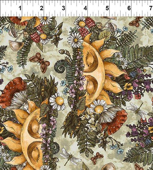 Sun Moon & Stars by In The Beginning Fabrics - Sun Multi 2SMS-1
