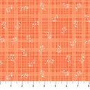 Sunday by FIGO - Flower Plaid on Coral D90635-56