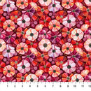 Sunday by FIGO - Packed Flowers on Red D90630-26