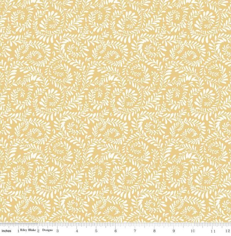 Sunflower Whispers - Riley Blake - Ferns C16672 YELLOW