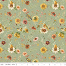 Sunflower Whispers - Riley Blake - Prairie CD16671 GREEN