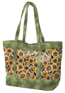 Sunkissed Tote - SAMPLE  FINISHED 16" x 16" x 4"