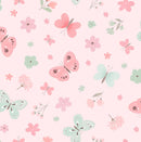 Sweet Woodland - 3 Wishes - Fluttering Petal Parade Pink 24516-PNK