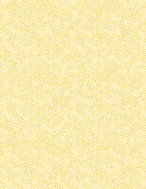 Swirling Leaves by Wilmington -  Light Yellow 27650-500