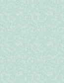 Swirling Leaves by Wilmington -  Teal 27650-770