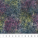 Swirls - Batik 108" WIDEBACK - Northcott - Indigo B81800-49