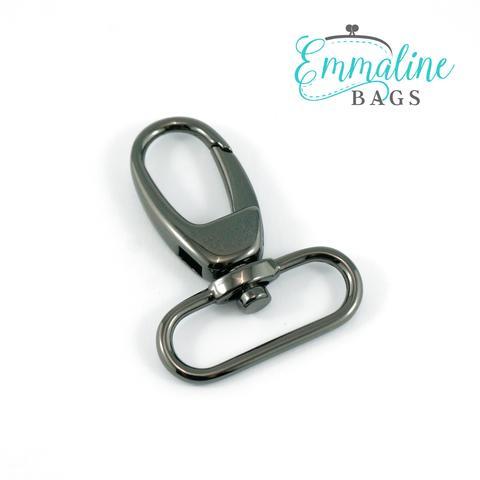 Swivel Snap Hook 1.5"- Gunmetal - Emmaline Bags - 2 PACK