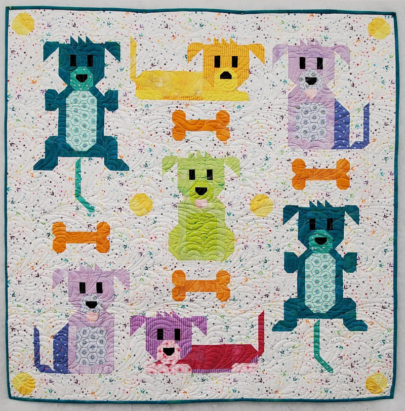 Tail Wags Quilt KIT - 51" x 51.5" (incl binding)