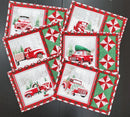 Tailgate Traditions Placemats KIT - Makes 6 Placemats 12" x 17.75" - includes binding