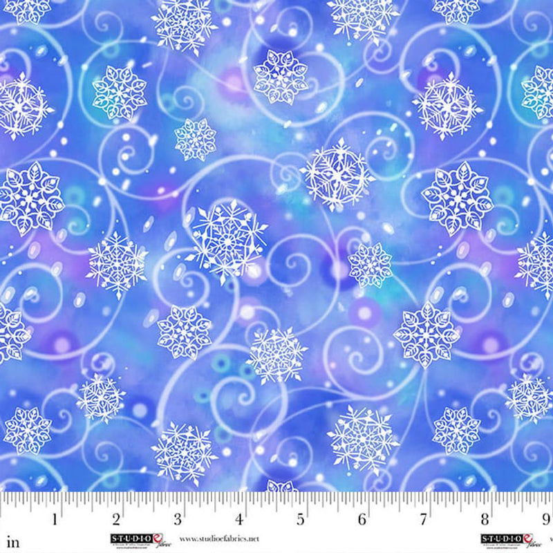 Tales of the Tundra - Studio E - Cyan/Lavender 8514-75