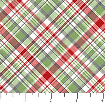 The Christmas Mouse - Flannel - Northcott - Plaid F28042-10