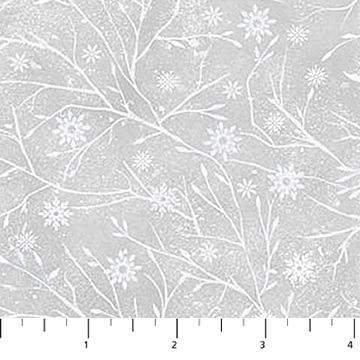 The Christmas Mouse - Flannel - Northcott - Twig Gray F28044-92