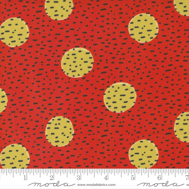 The Lookout by Moda - Lrg Dots on Orange 18212-22 Mango