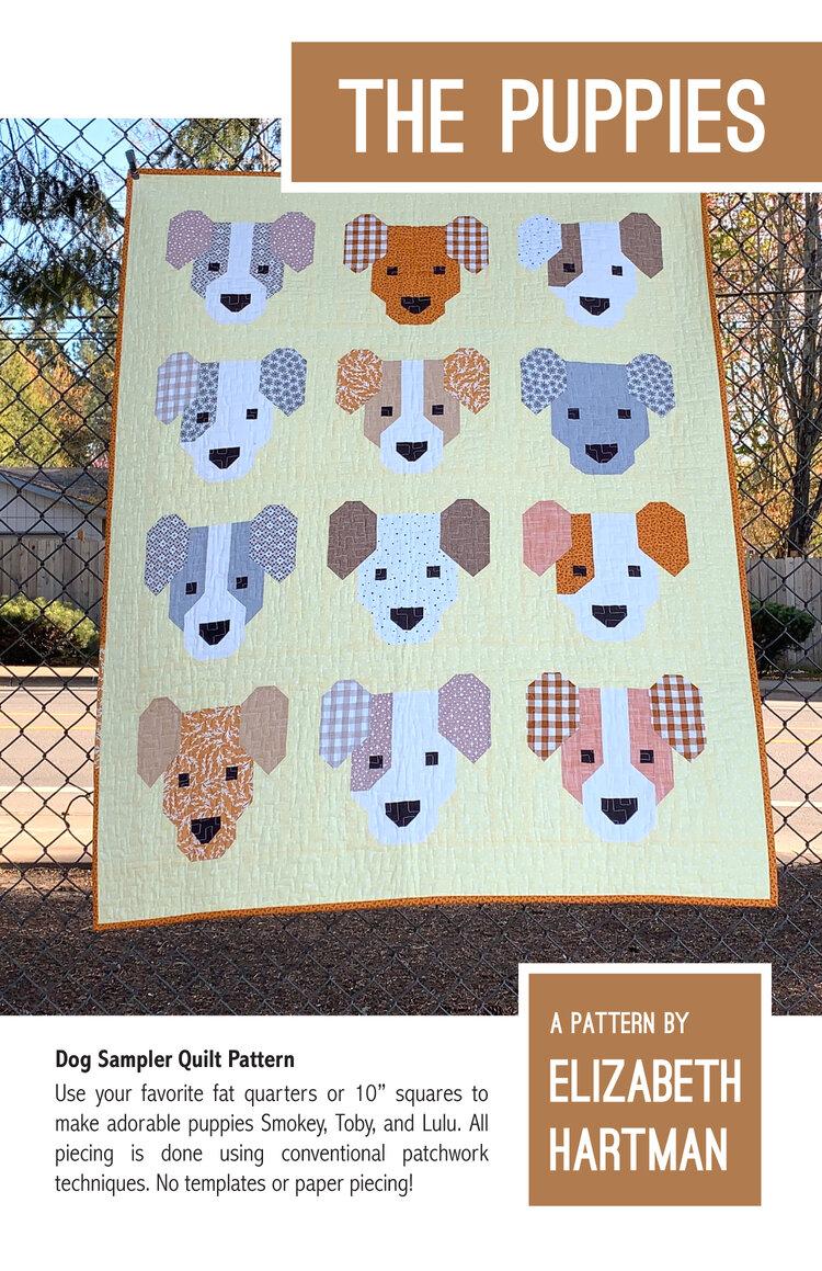 The Puppies Pattern by Elizabeth Hartman- EH057