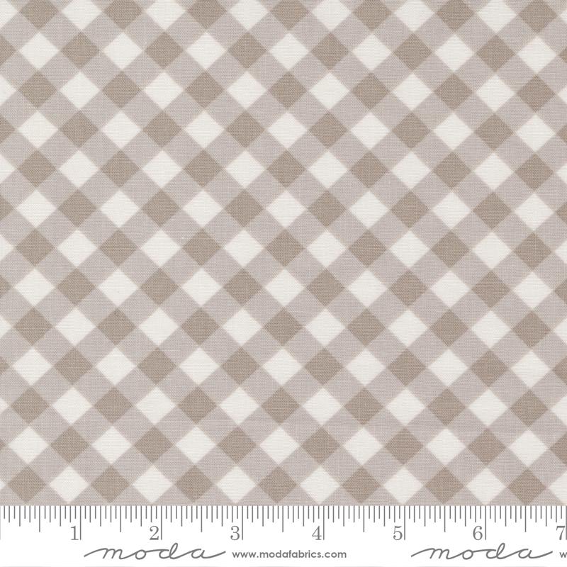 The Shores by Moda - Gingham Plaid Pebble 18745-14