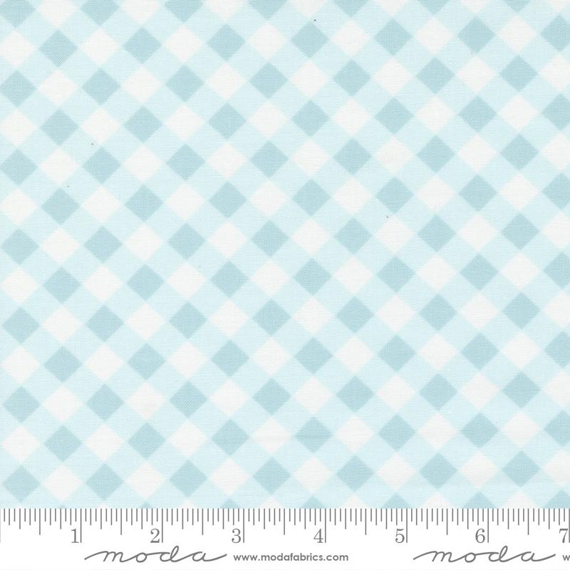 The Shores by Moda - Gingham Plaid Sea Glass 18745-23