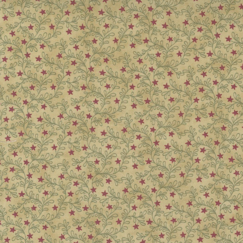 Threads that Bind by Moda - Moss Rose Vine Tan Multi 28006-12