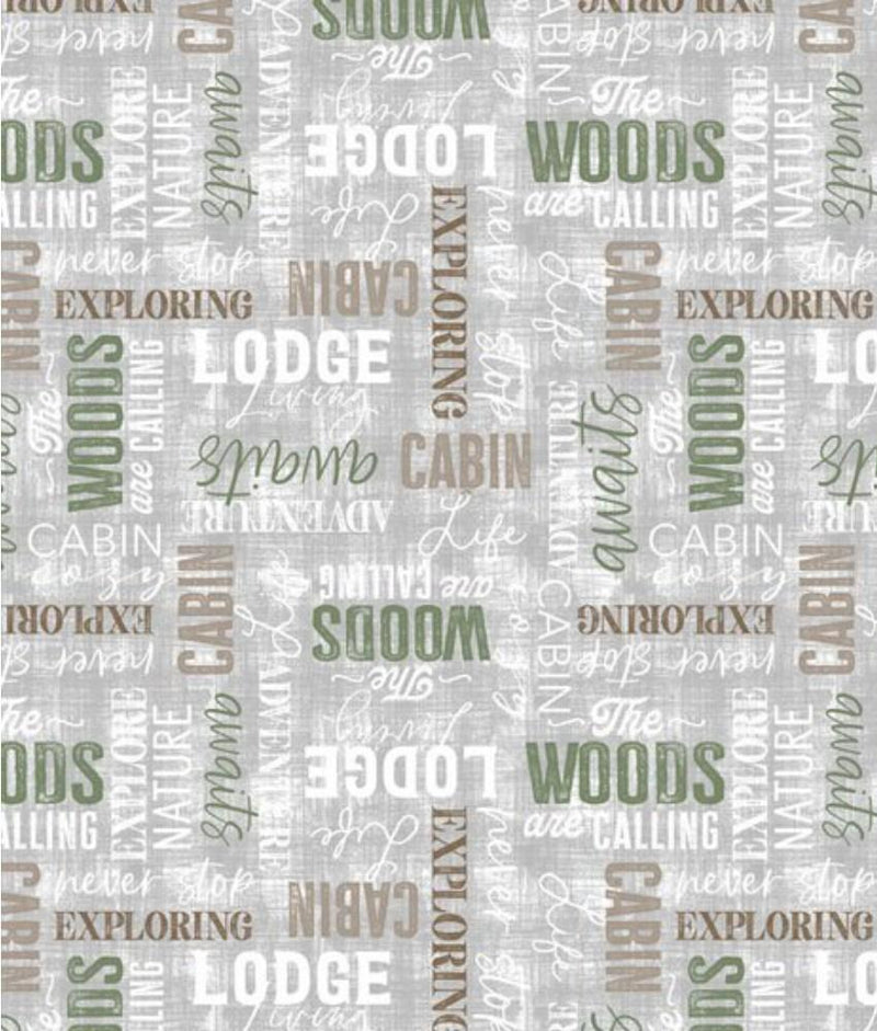 Timberland Trails - Wilmington - Words All Over Grey 3070-45604-972