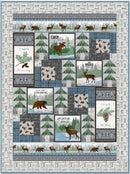 Timberland Trails Quilt KIT - 55.5" x 74.5" includes binding