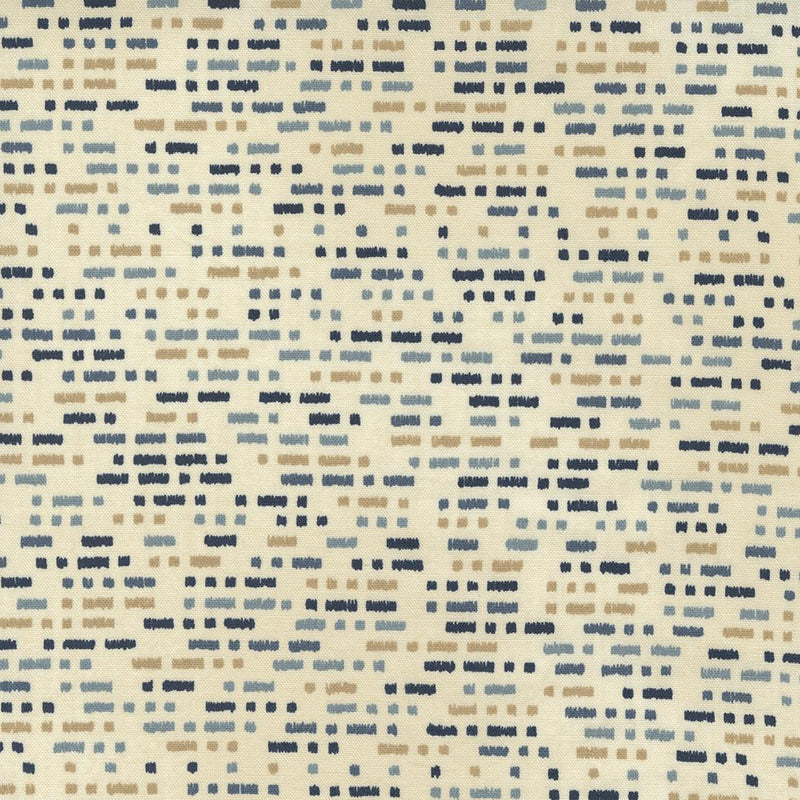 To The Sea by Janet Clare for Moda - Morse Code Pearl 16935-18