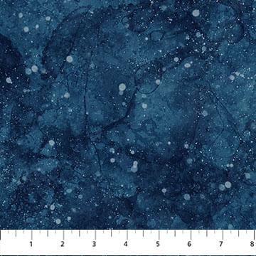 Tundra Crossing - Northcott - Snow Texture Navy - DP28299-48