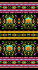 Turtle Island - by Elizabeth Studio for International Textiles - Wide Stripe 37001-Black