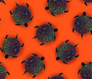 Turtle Metallic - International Textiles - BA-00012M-Orange