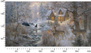 Under The Moonlight - PANEL - 3 Wishes - 24" x 43" Winter Glow 23769-PNL