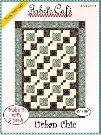 Urban Chic Pattern - Fabric Cafe - 3 yard quilts - 092127