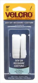 Velcro - Sew on tape - 90030V - 3/4" X 30" - White