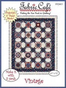 Vintage PATTERN - 43" x 52" - Fabric Cafe - 3 yard quilts - 092403