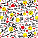 We Appreciate You by Benertex - Smiles on White 12432-09