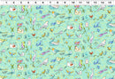 What Friends Are For by Clothworks - Birds Turquoise Y4270-101