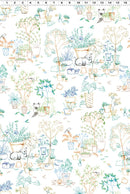 What Friends Are For by Clothworks - Linework Multi Y4269-55