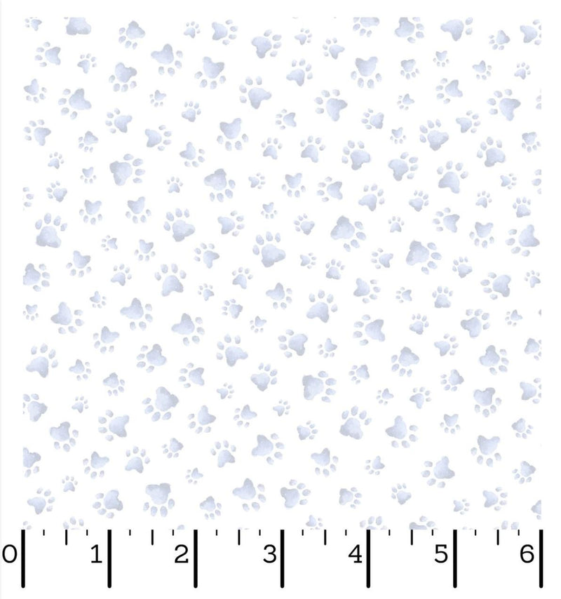 Whiskers & Paws Maywood Studio - Paw Prints - MAS10420-K Grey