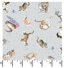 Whiskers & Paws Maywood Studio - Tossed Cats - MAS10416-K Grey