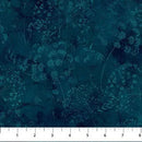 Whisper - Northcott - Flower Blender - Navy - DP28707-48