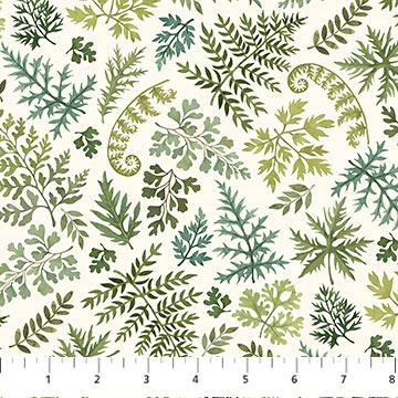 Wild Harvest by Northcott - Small Ferns Cream - 27513-11