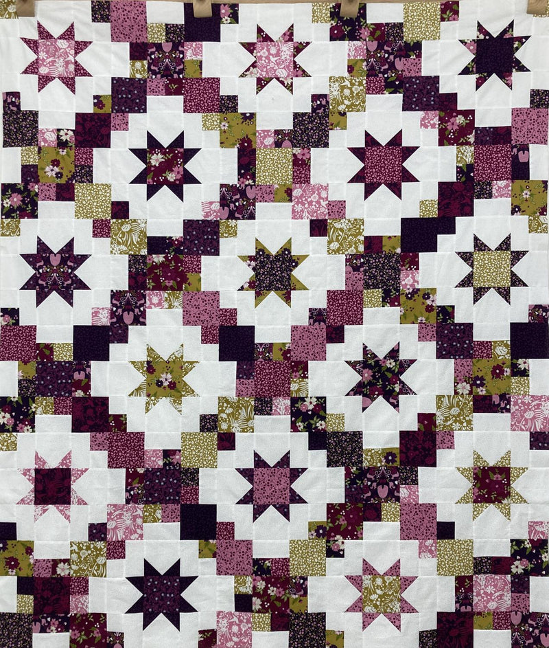 Wild Meadow Brightly SAMPLE - Pieced Top 60" x 72" (includes binding)