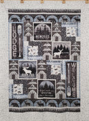 Wild Woods Lodge SAMPLE - Pieced Top 55.5" x 74.5" (includes binding)