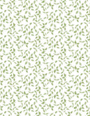 Winsome Critters by Wilmington - Leaf Toss White/Green - 3060-36258-170