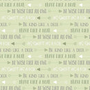 Winsome Critters by Wilmington - Words All Over Green - 3060-36259-717