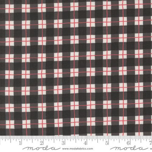 Winter Friends - Moda - Charcoal Black Plaid 56137-18