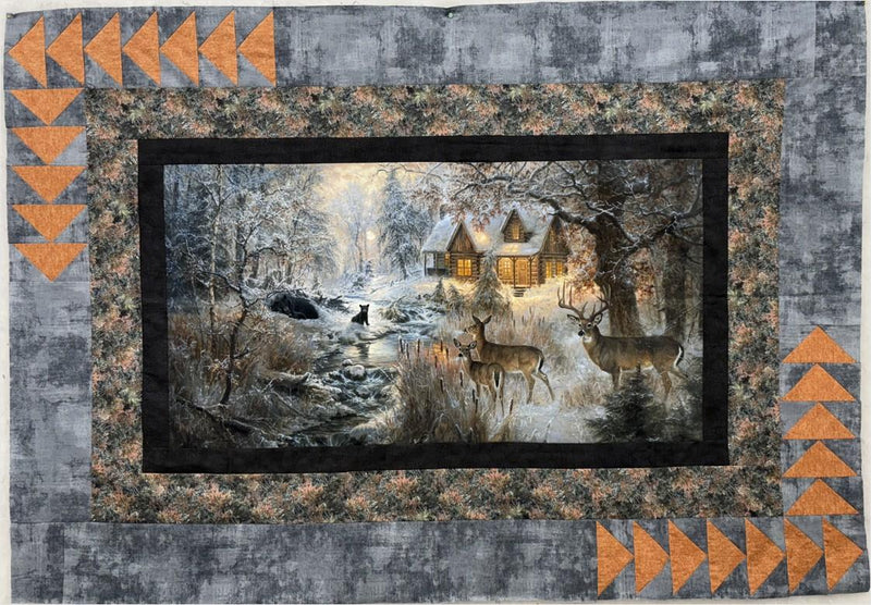 Winter Glow Quilt KIT - 56" x 68" includes binding