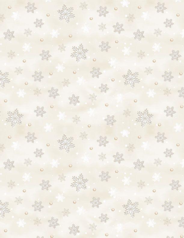 Woodland Snowmen - Wilmington - Snowflakes Cream 3017-27740-212