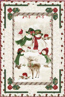 Woodland Snowmen Quilt KIT - 39" x 59" includes binding
