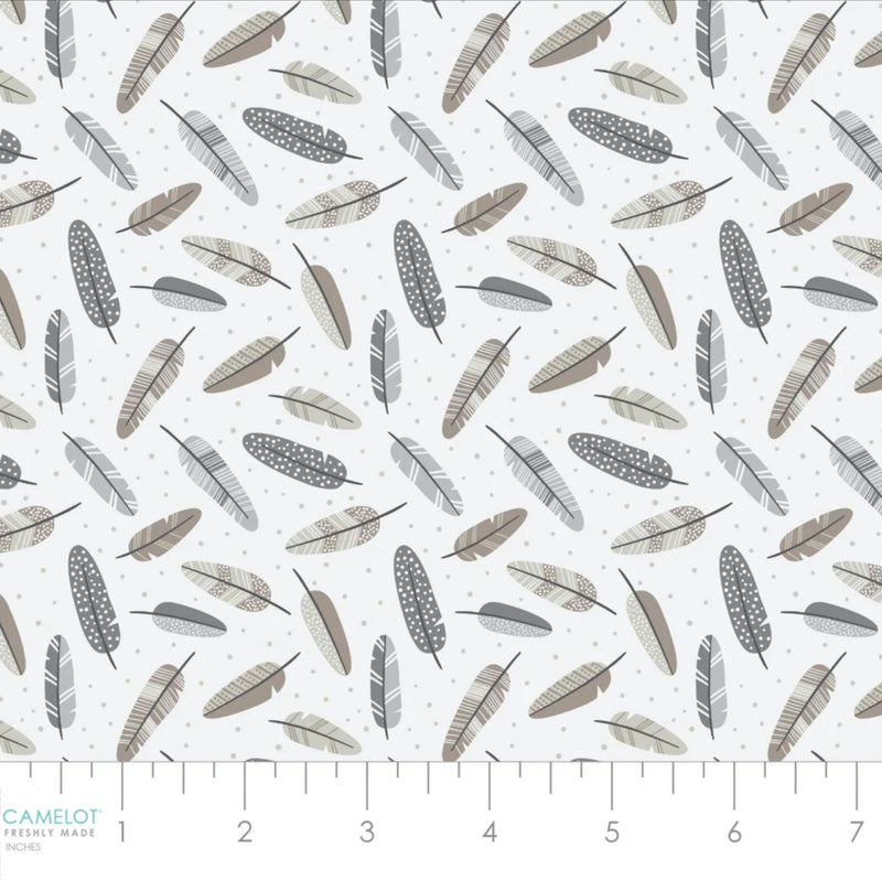 Woodland Wonders by Camelot - Aztec Woodland Feathers 89230209-04