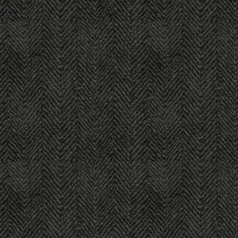 Woolies Flannel by Maywood - Herringbone Black MASF1841-K4