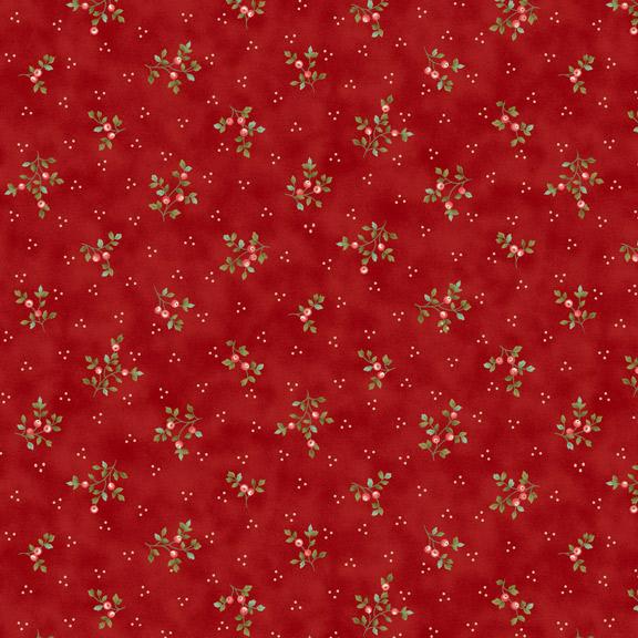 Words of Wisdom by Marcus Fabrics - Calico Red R560713
