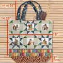 The Secret Life of Squirrels IV - PANEL - Clothworks - Canvas Tote Y4903-55